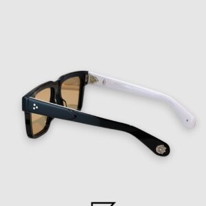 ⁦Jacques Marie Mage TRAMONTO Black Frame With Amber Lenses⁩ - الصورة ⁦4⁩