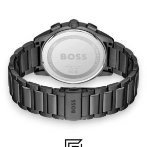 ⁦Boss 1513929 Men's Chronograph Grey Stainless Steel Watch⁩ - الصورة ⁦3⁩