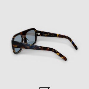 ⁦KAIA VS438 Tiger Frame Blue Lenses Sunglasses⁩ - الصورة ⁦2⁩