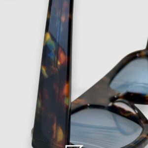 ⁦KAIA VS438 Tiger Frame Blue Lenses Sunglasses⁩ - الصورة ⁦4⁩