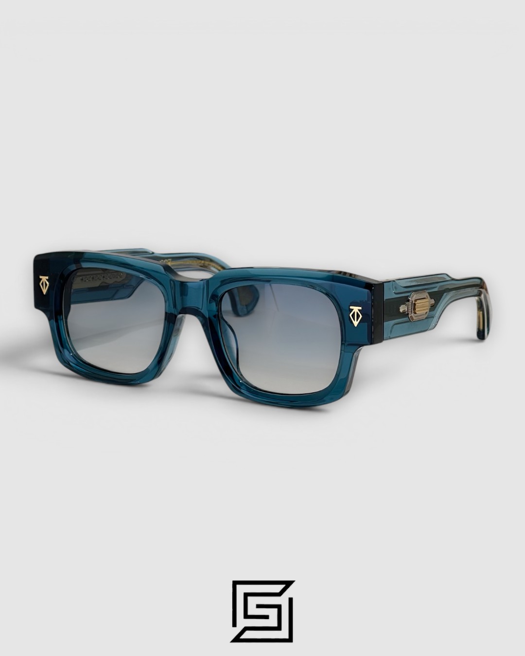 ⁦DUSENBERG Brown Two Tone Frame Brown Lenses⁩ - الصورة ⁦1⁩
