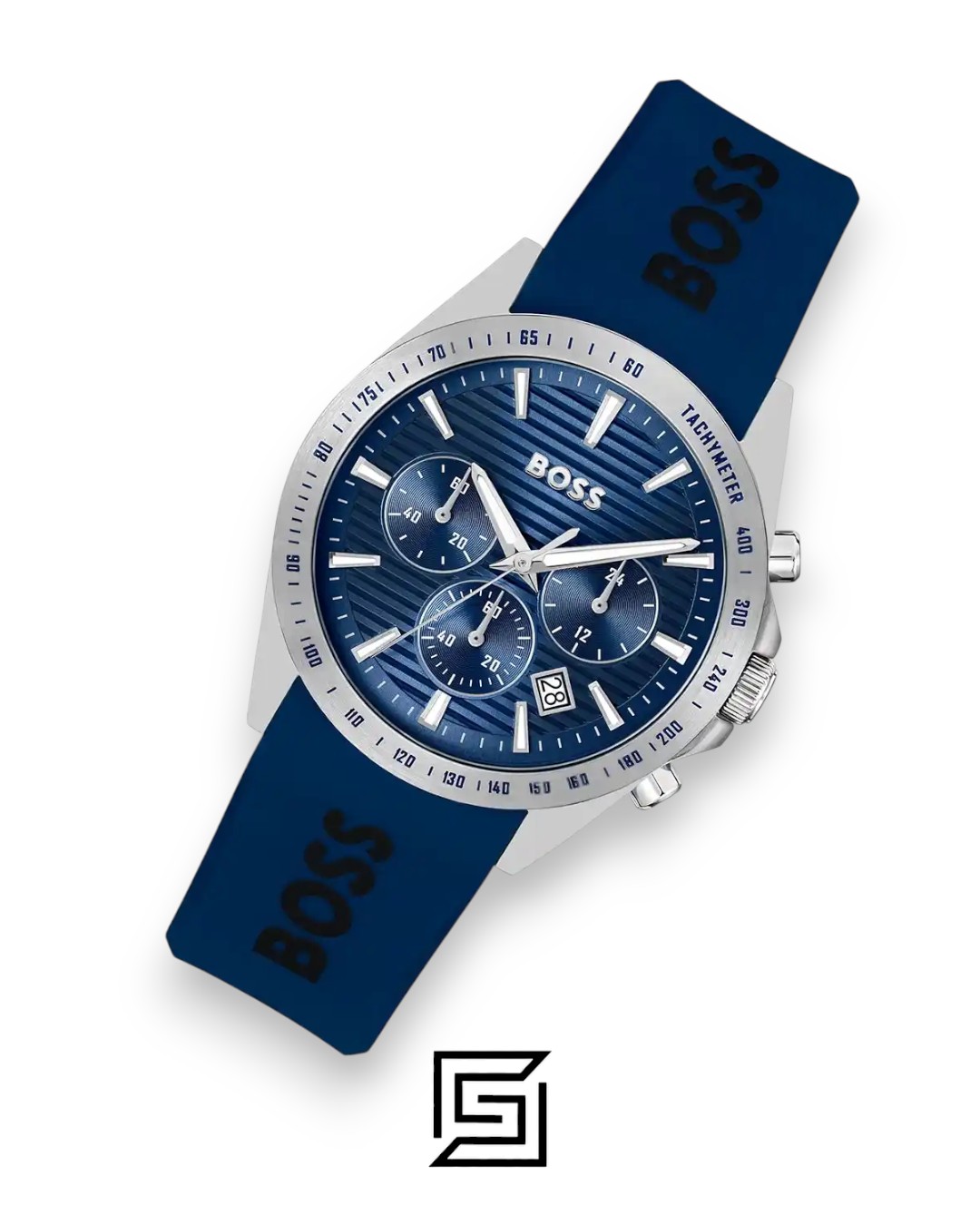 ⁦Boss 1514239 Chronograph Blue Dial Watch⁩ - الصورة ⁦3⁩
