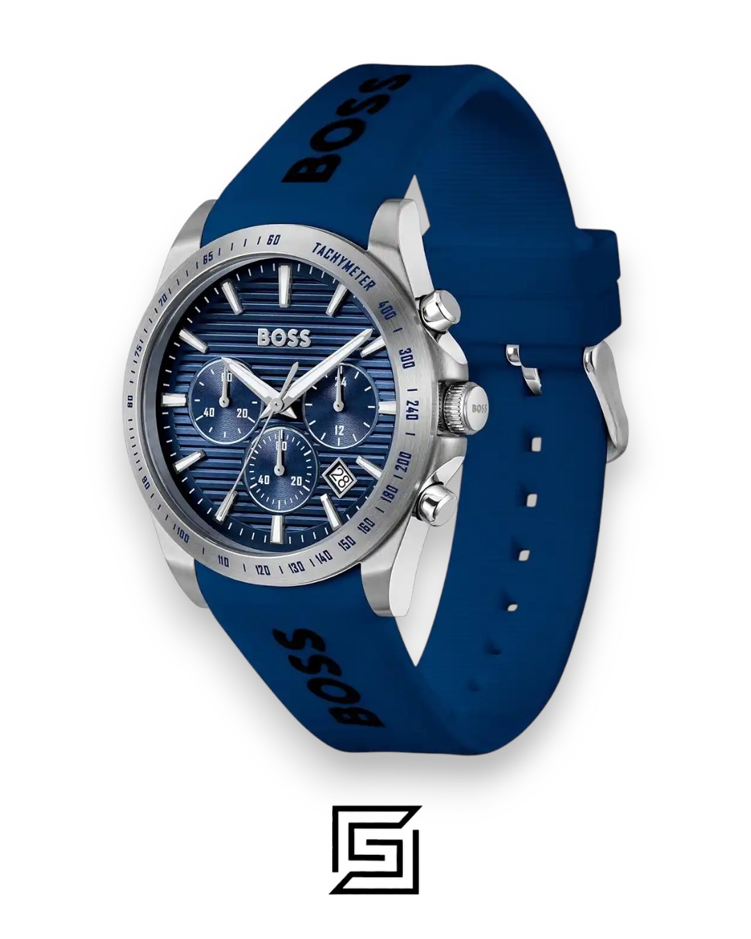 ⁦Boss 1514239 Chronograph Blue Dial Watch⁩ - الصورة ⁦2⁩