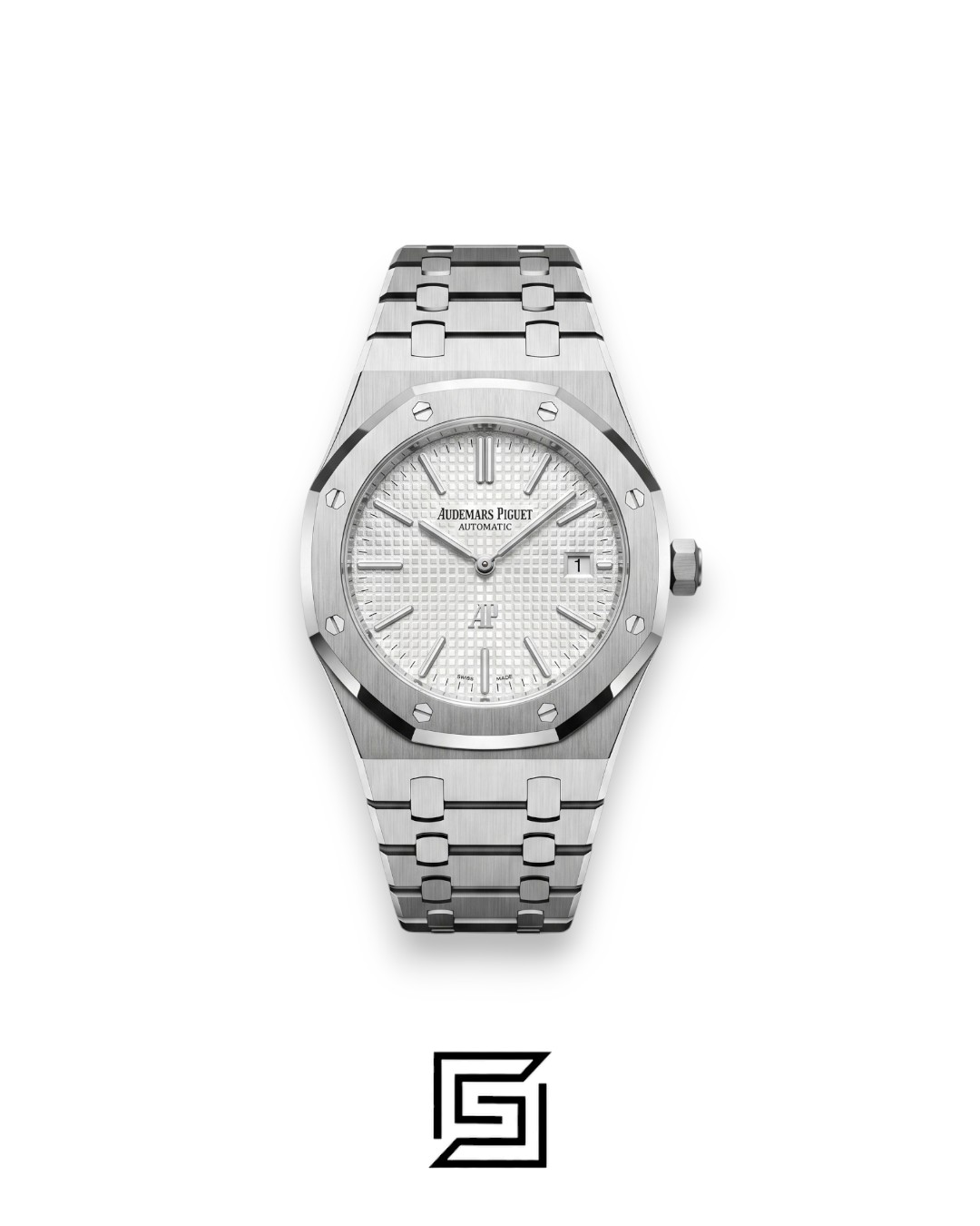 Royal Oak WF0851 Automatic Stainless Steel 316 with White Flat Tapisserie Dial - Image 1