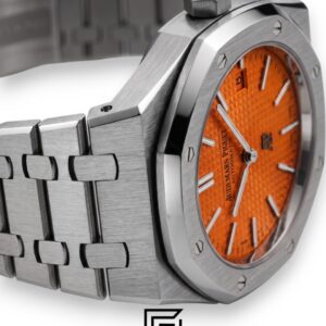 Royal Oak WF0851 Automatic Stainless Steel 316 with Coral Red Flat Tapisserie Dial - Image 3