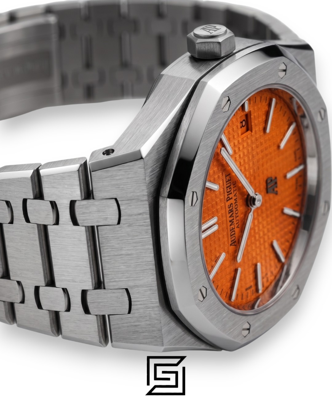 Royal Oak WF0851 Automatic Stainless Steel 316 with Coral Red Flat Tapisserie Dial - Image 3