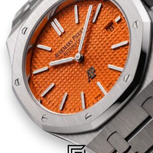 Royal Oak WF0851 Automatic Stainless Steel 316 with Coral Red Flat Tapisserie Dial - Image 2