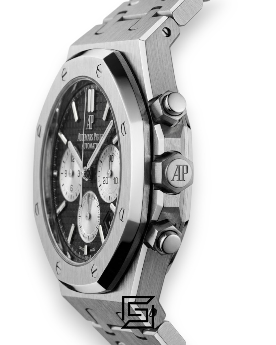 Royal Oak WF0851 Chronograph Black Tapisserie Silver Dial – Stainless Steel - Image 3