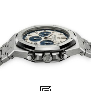 Royal Oak WF0851 Chronograph White Tapisserie Blue Dial – Stainless Steel - Image 3