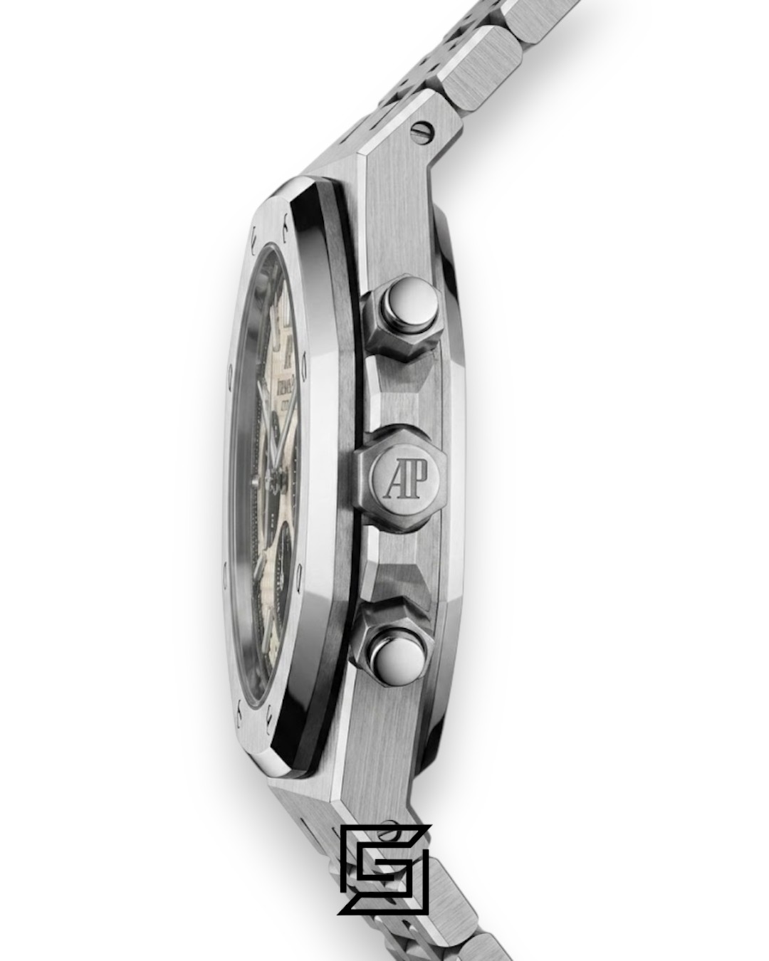 Royal Oak WF0851 Chronograph White Tapisserie Black Dial – Stainless Steel - Image 3