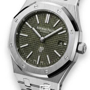 Royal Oak WF0851 Automatic Stainless Steel 316 with DARK Green Flat Tapisserie Dial - Image 2