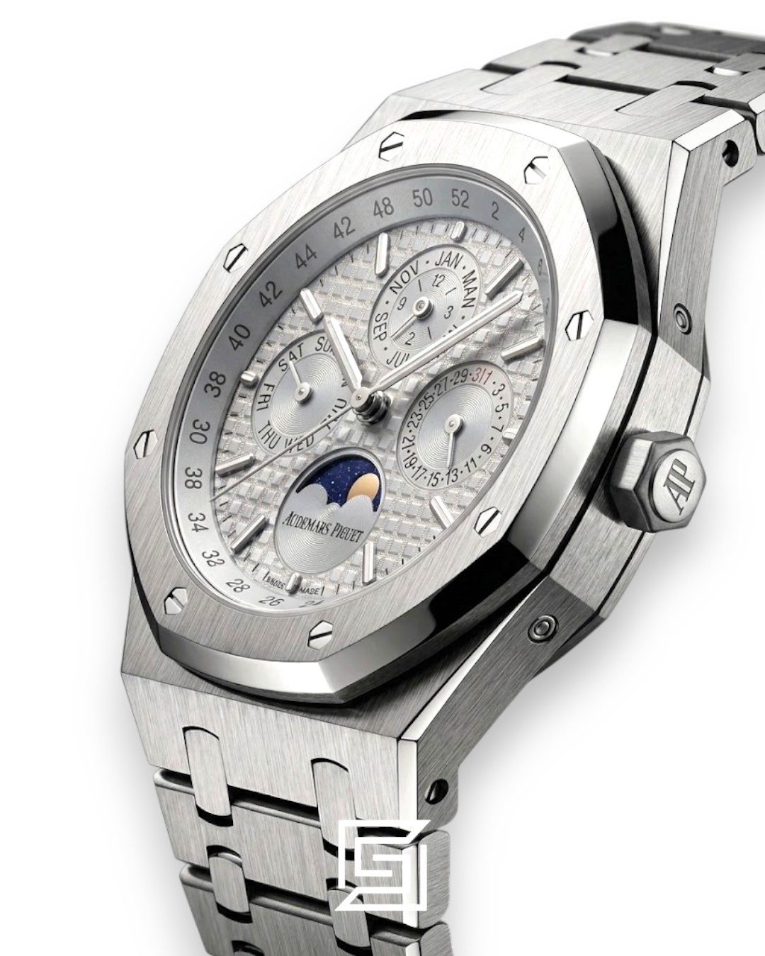 Royal Oak WF0851 Automatic Stainless Steel 316 Perpetual Calendar Grey Dial - Image 2