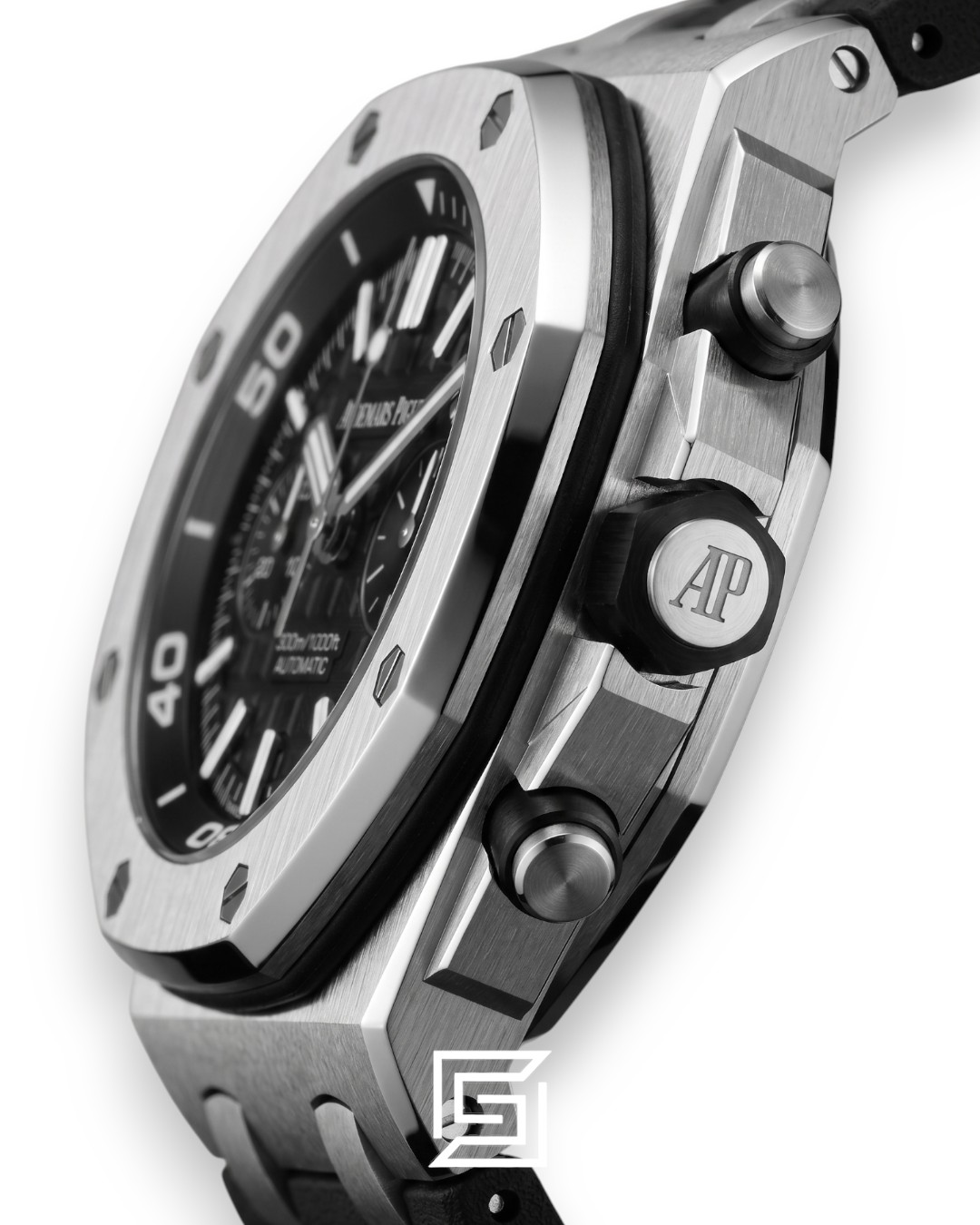 Royal Oak OffShore WF0851 Quartz 2 Counters Rubber Black - Image 3