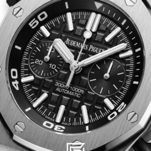 Royal Oak OffShore WF0851 Quartz 2 Counters Rubber Black - Image 2