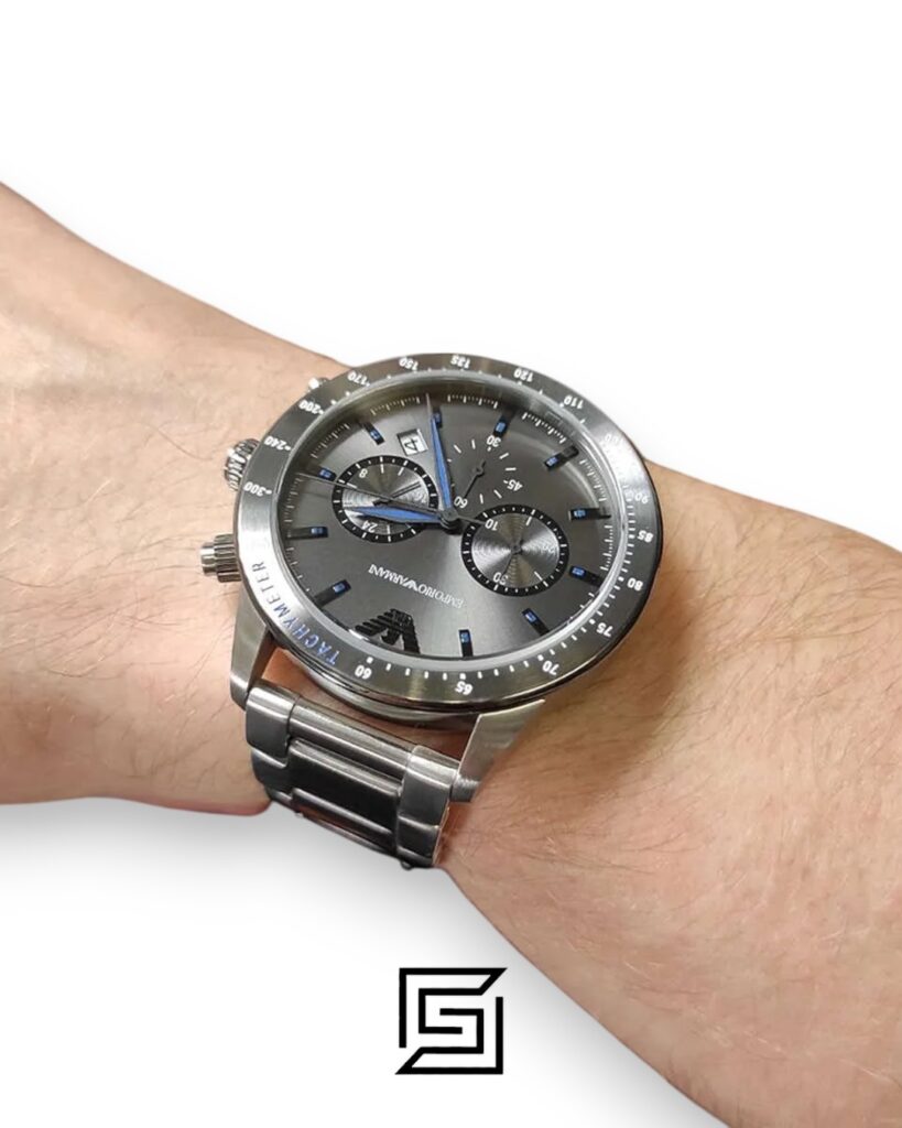 Emporio Armani AR11391 Men's Grey Dial Watch