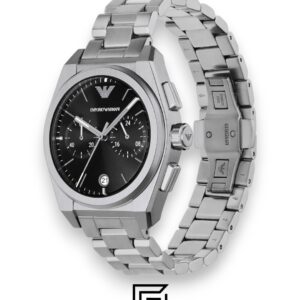 Emporio Armani Federico AR11560 Black Dial Chronograph Men's Watch - Image 2