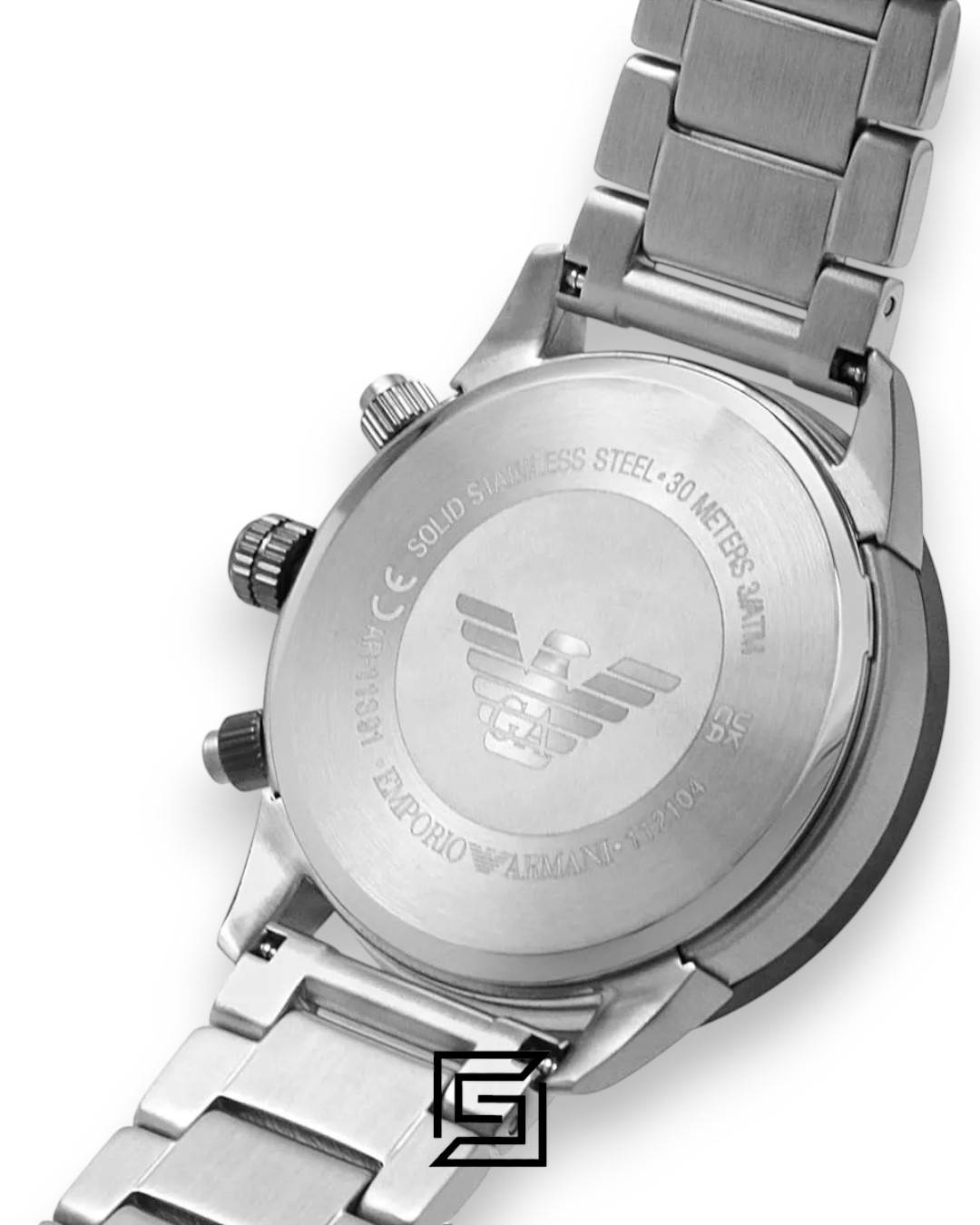 ⁦Emporio Armani AR11391 Men's Grey Dial Watch⁩ - الصورة ⁦5⁩