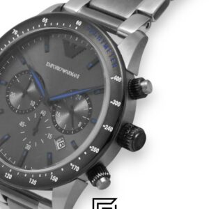 ⁦Emporio Armani AR11391 Men's Grey Dial Watch⁩ - الصورة ⁦3⁩