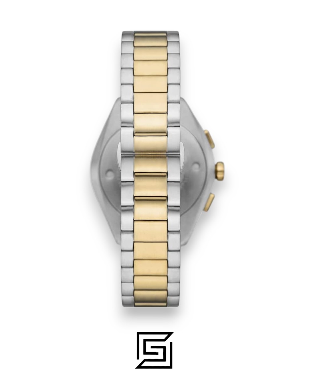⁦Emporio Armani AR11511 Two-Tone Stainless Steel Green Dial Watch⁩ - الصورة ⁦4⁩