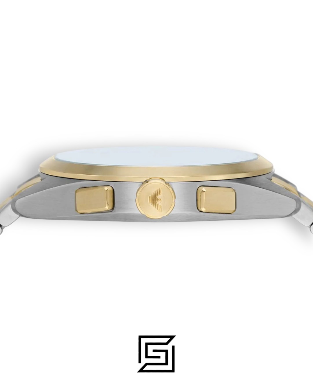 ⁦Emporio Armani AR11511 Two-Tone Stainless Steel Green Dial Watch⁩ - الصورة ⁦3⁩