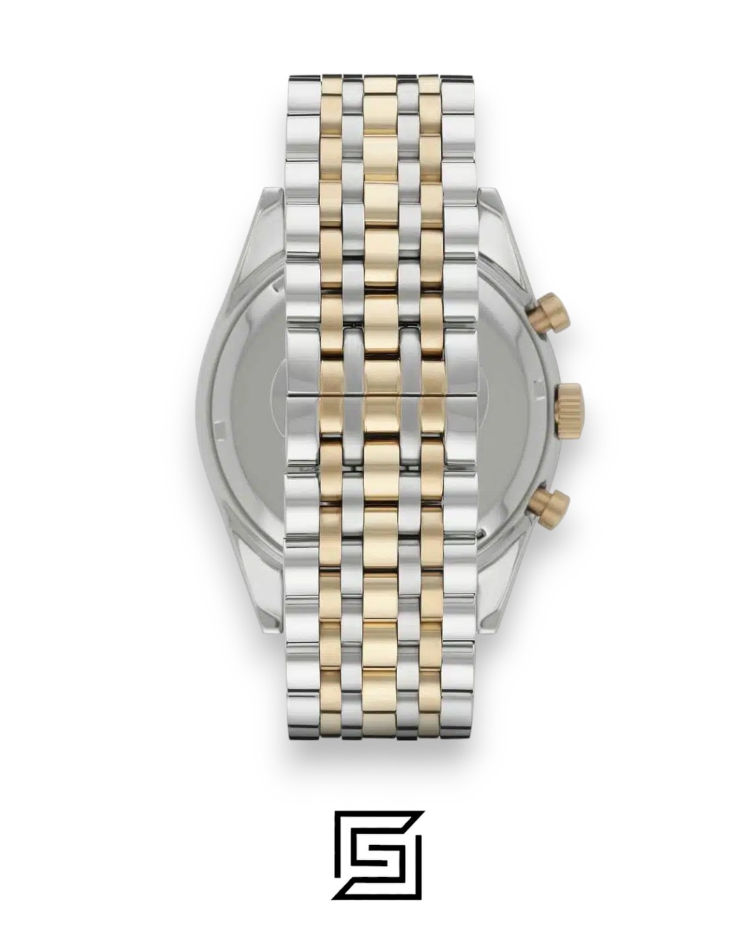 ⁦Emporio Armani AR11603 Gold Dial Two-Tone Stainless Steel Watch⁩ - الصورة ⁦2⁩