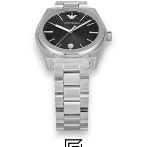 Emporio Armani AR11622 Stainless Steel Black Dial Men's Watch - Image 2