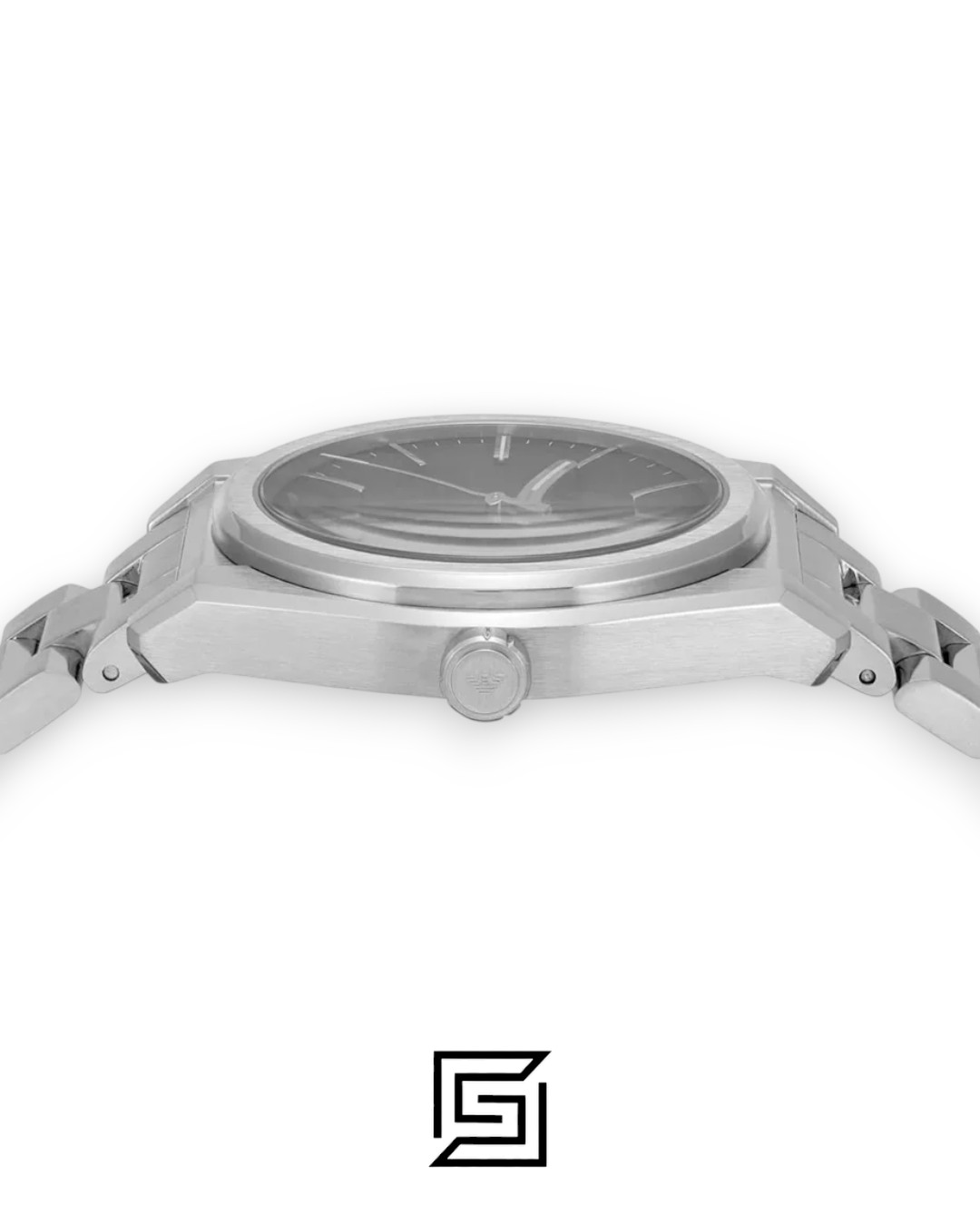 Emporio Armani AR11622 Stainless Steel Black Dial Men's Watch - Image 8