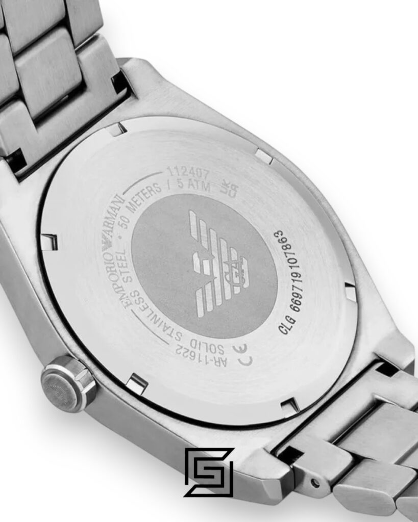 Emporio Armani AR11622 Stainless Steel Black Dial Men's Watch