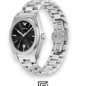 Emporio Armani AR11622 Stainless Steel Black Dial Men's Watch - Image 3