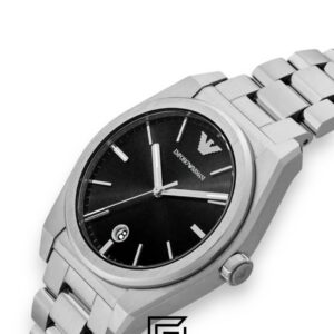 Emporio Armani AR11622 Stainless Steel Black Dial Men's Watch - Image 4