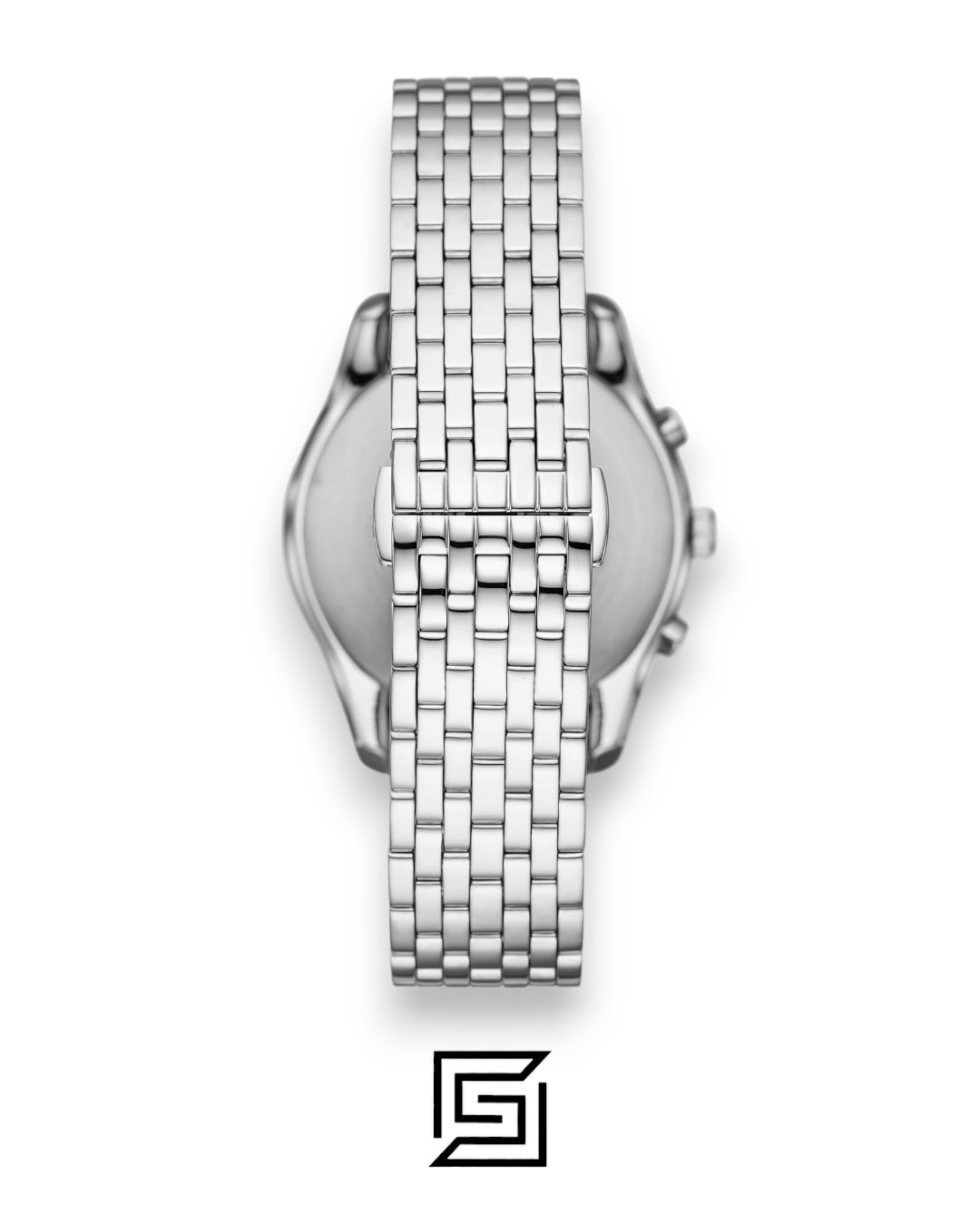 ⁦Emporio Armani AR11581 Green Dial Stainless Steel Men's Watch⁩ - الصورة ⁦3⁩