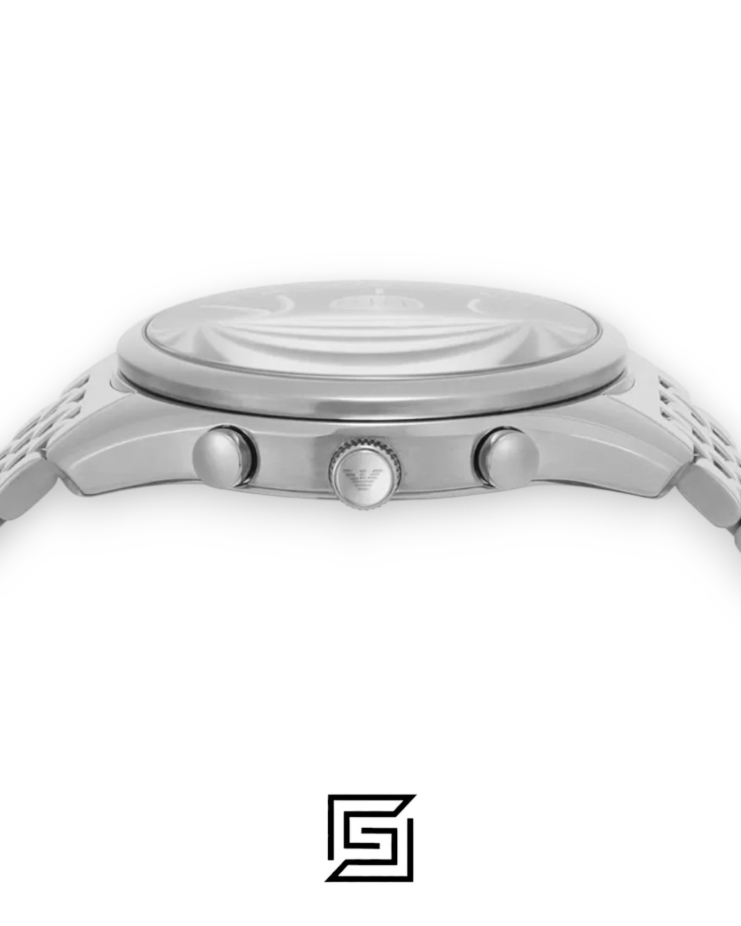 ⁦Emporio Armani AR11581 Green Dial Stainless Steel Men's Watch⁩ - الصورة ⁦5⁩