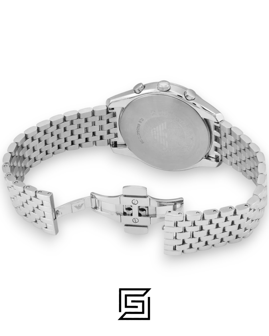 ⁦Emporio Armani AR11581 Green Dial Stainless Steel Men's Watch⁩ - الصورة ⁦4⁩