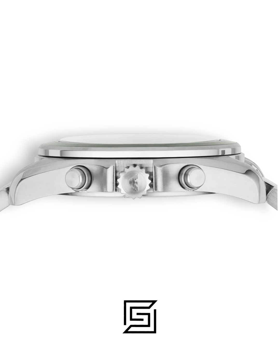 ⁦Emporio Armani AR6090 Green Dial Chronograph Men's Watch⁩ - الصورة ⁦5⁩