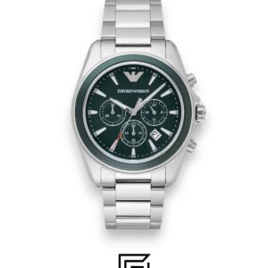 Emporio Armani AR6090 green dial watch