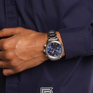 ⁦Emporio Armani AR11306 Men's Chronograph Blue Dial Watch⁩ - الصورة ⁦9⁩