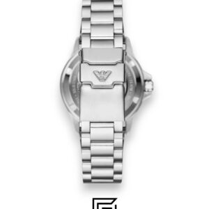 ⁦Armani AR60080 Men's Stainless Steel Green Dial Watch⁩ - الصورة ⁦2⁩