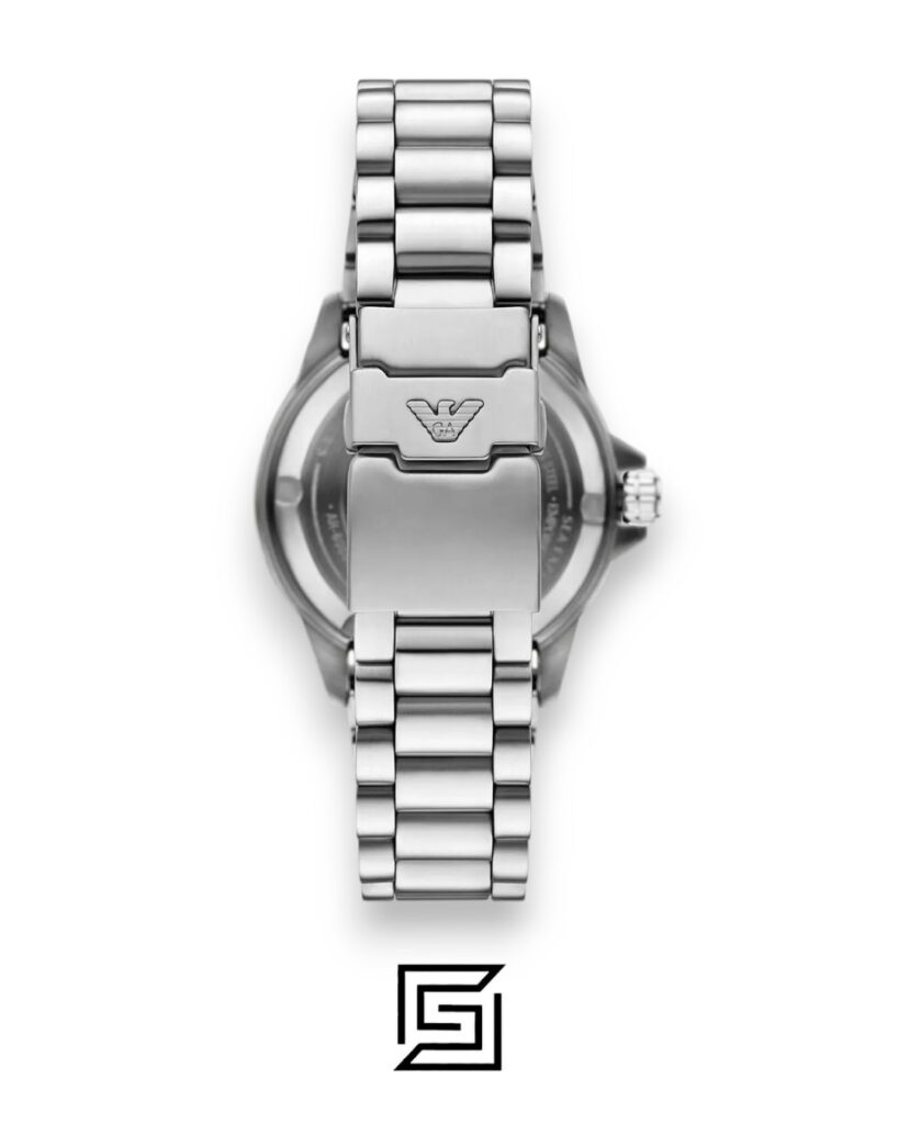 Armani AR60087 Men's Stainless Steel Blue Dial Automatic Watch