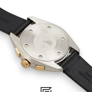 ⁦Armani AR11498 Chronograph Silver Dial Gold Bezel Men's Watch⁩ - الصورة ⁦6⁩