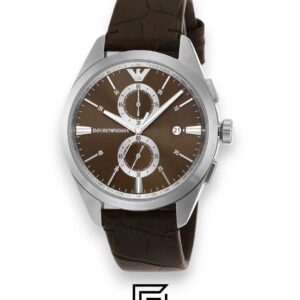 Emporio Armani AR11482 Brown Dial Chronograph Watch - Image 2