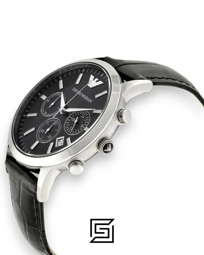 Emporio Armani AR2447 Men's Black Dial Chronograph Watch