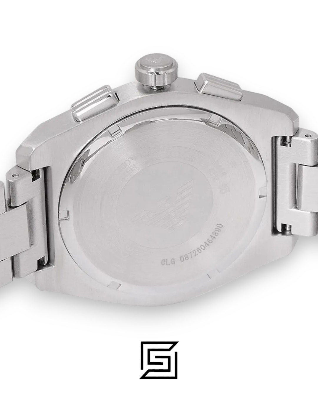 Emporio Armani AR11640 Men's Stainless Steel Green Chronograph Watch 43mm - Image 10