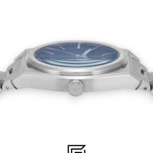 Emporio Armani AR11620 Men's Silver Stainless Steel Watch Blue Dial - Image 7