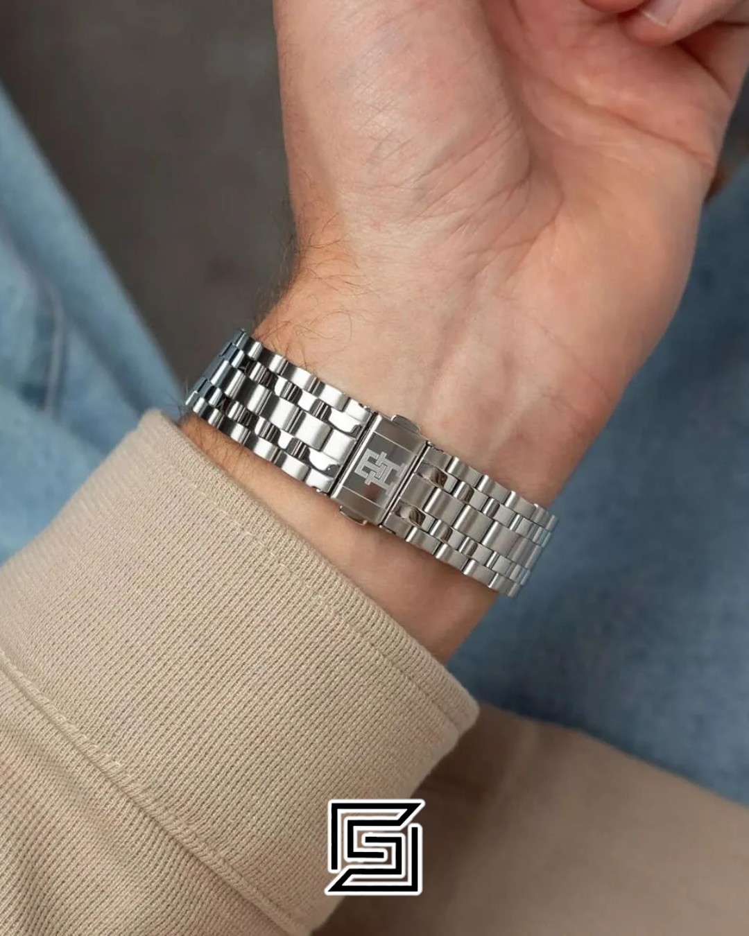 ⁦Tommy Hilfiger 1792156 Black Dial Chronograph Watch⁩ - الصورة ⁦5⁩