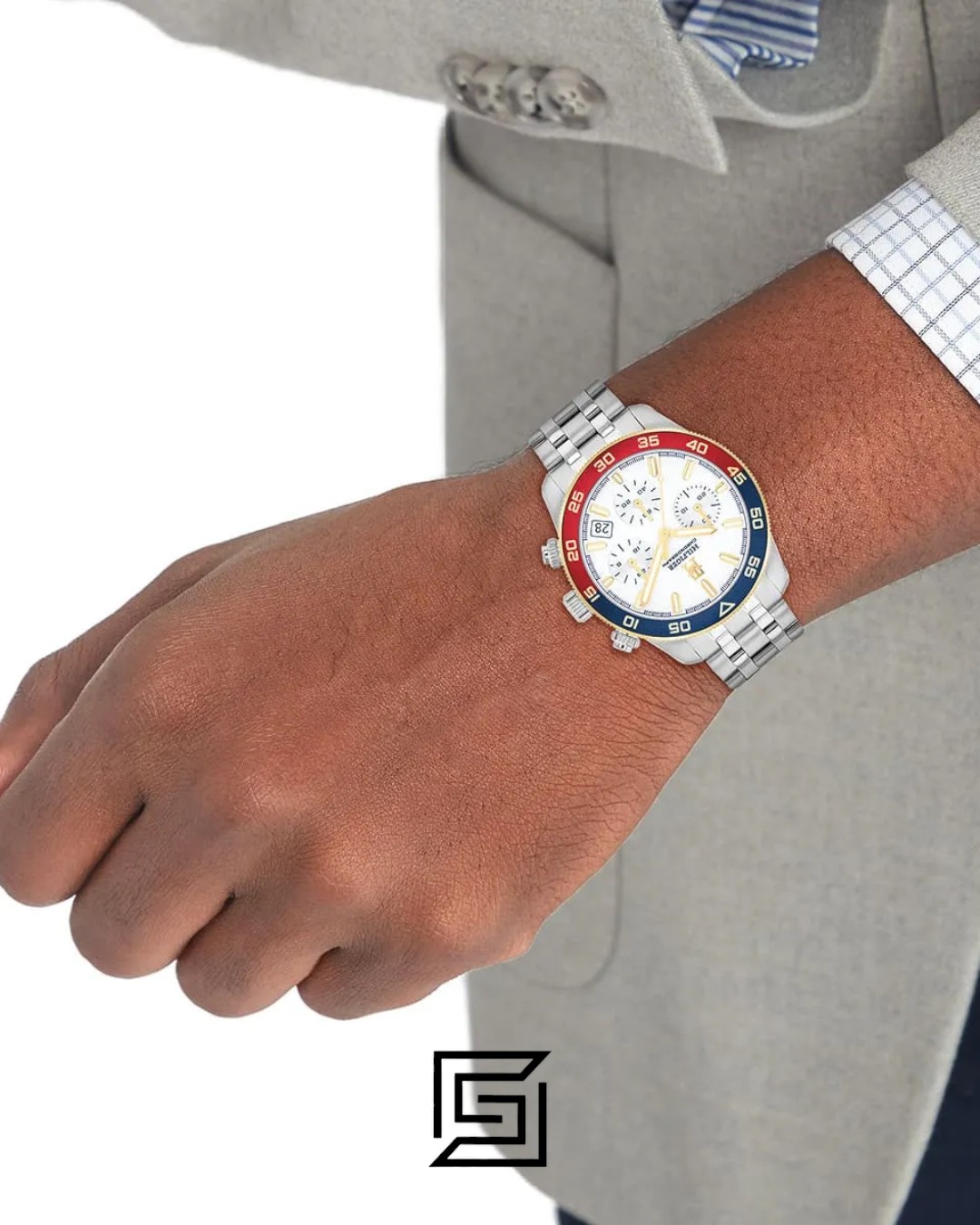 ⁦Tommy Hilfiger 1792184 White Dial Men's Watch⁩ - الصورة ⁦8⁩