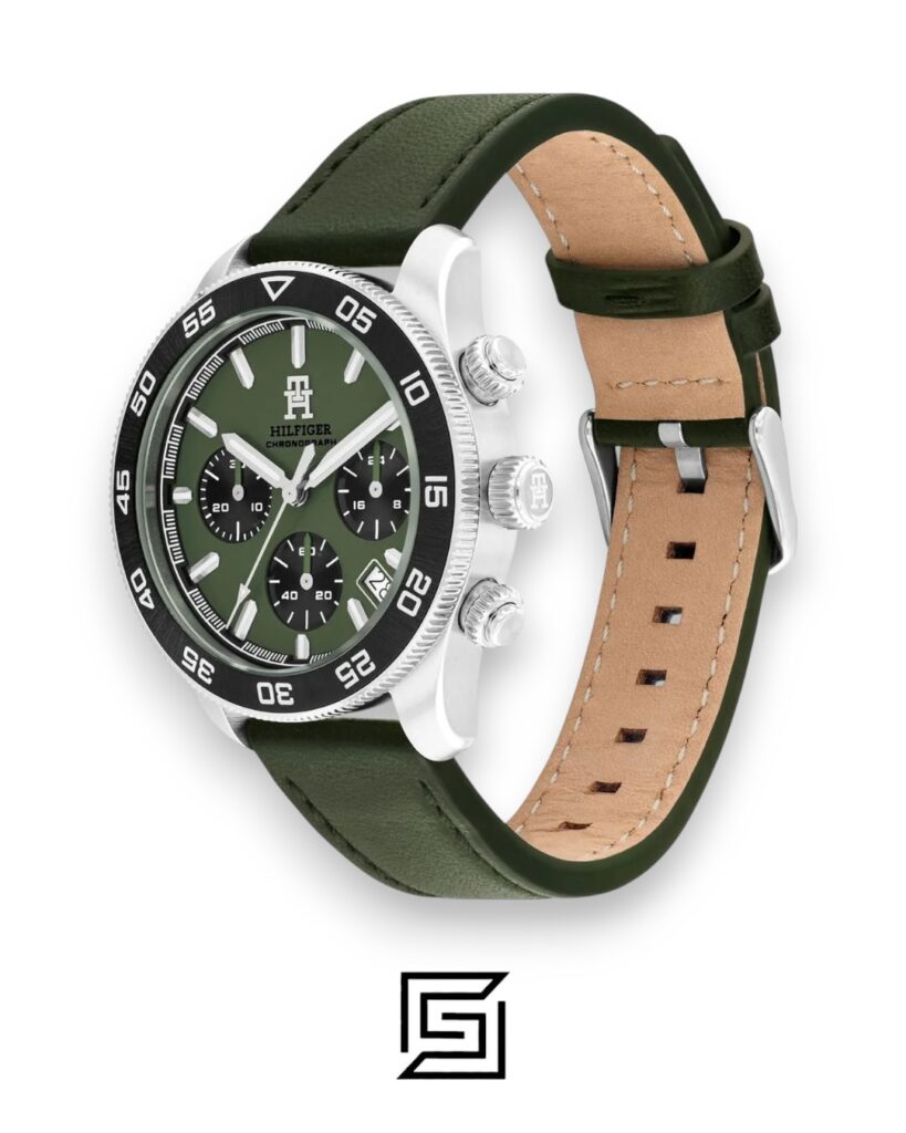 Tommy Hilfiger 1792188 Green Dial Chronograph Watch