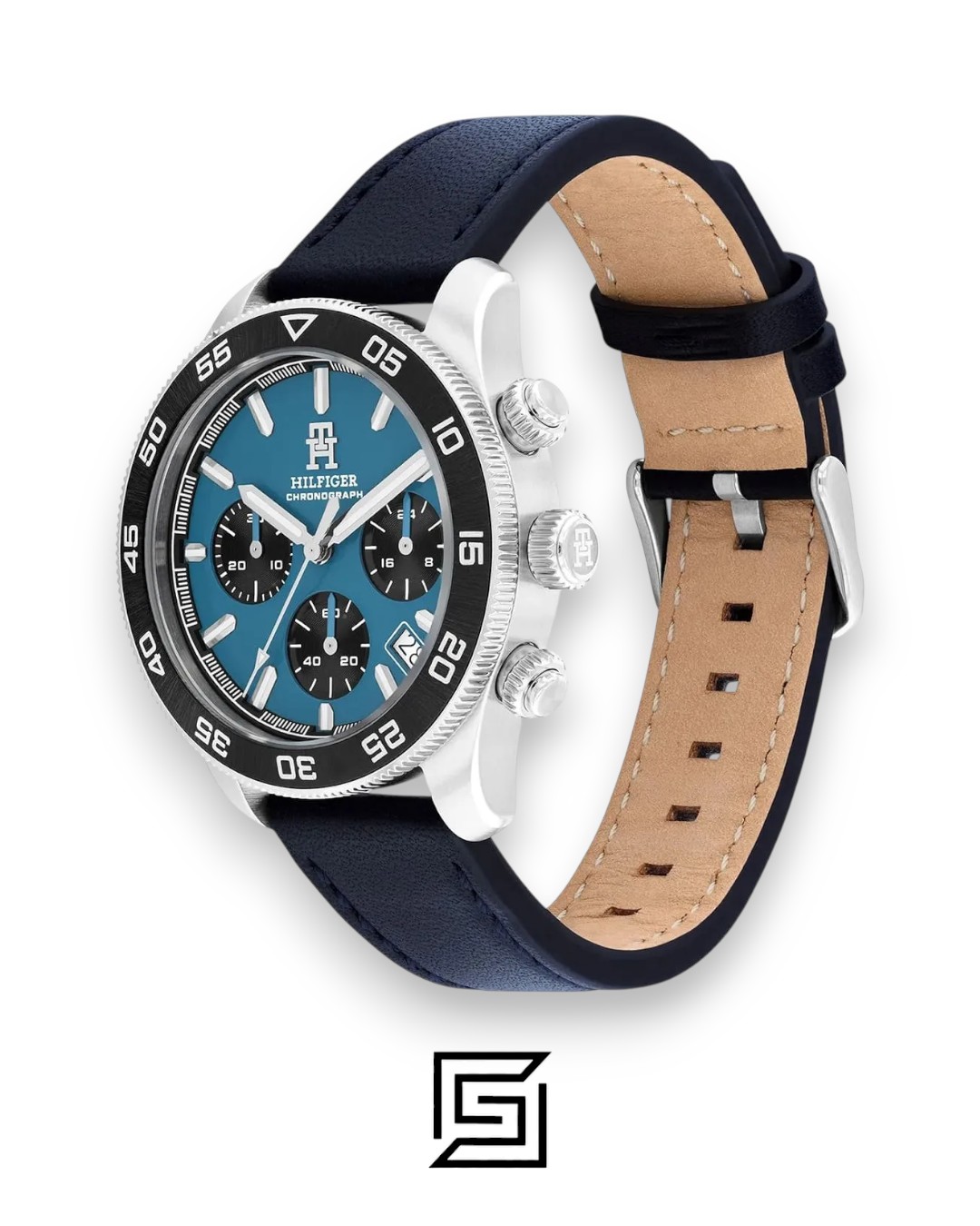 ⁦Tommy Hilfiger 1792187 Blue Chronograph Watch⁩ - الصورة ⁦2⁩