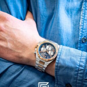 Guess GW0703G4 Men's Chronograph Two-Tone Stainless Steel Watch with Grey Dial - Image 11