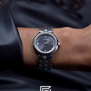 Guess GW0613L1 Women's Silver Stainless Steel Black Dial Watch - Image 5