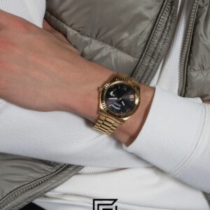 Guess GW0265G3 Gold Case Black Dial Watch - Image 7